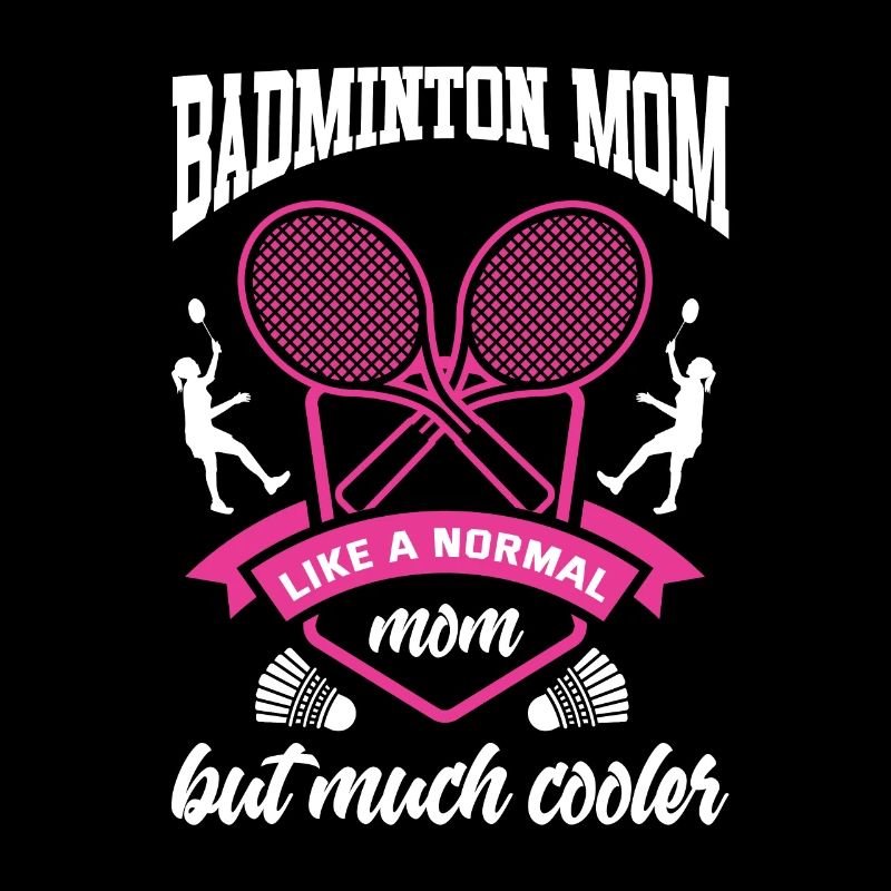 Badminton Mutter Federball Badmintonspieler