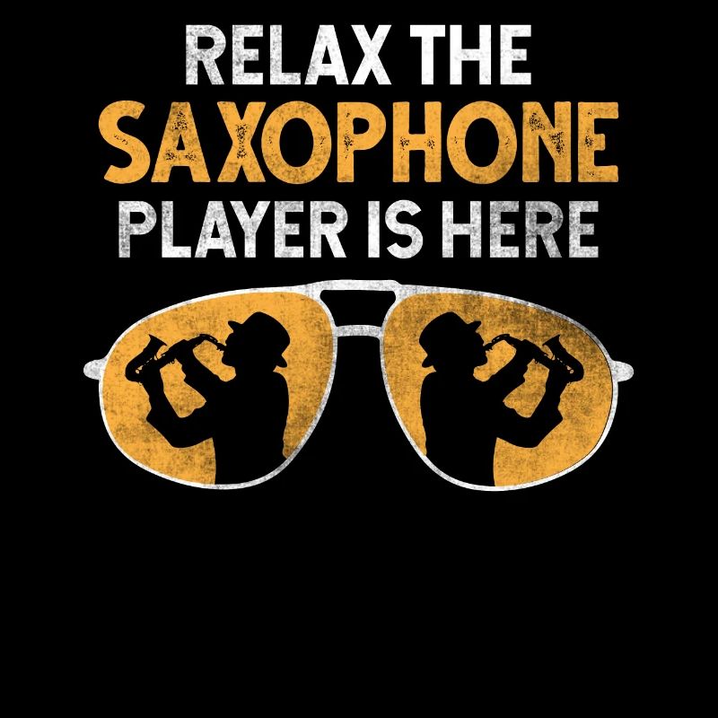 Brass saxophone