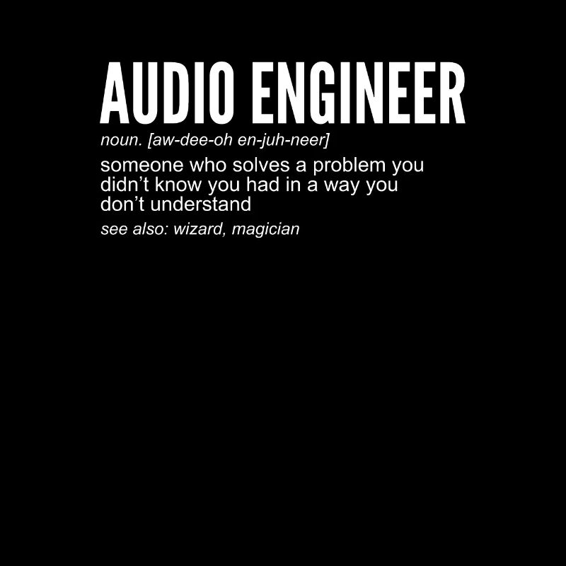 Audio Engineer Definition Techniciens de son