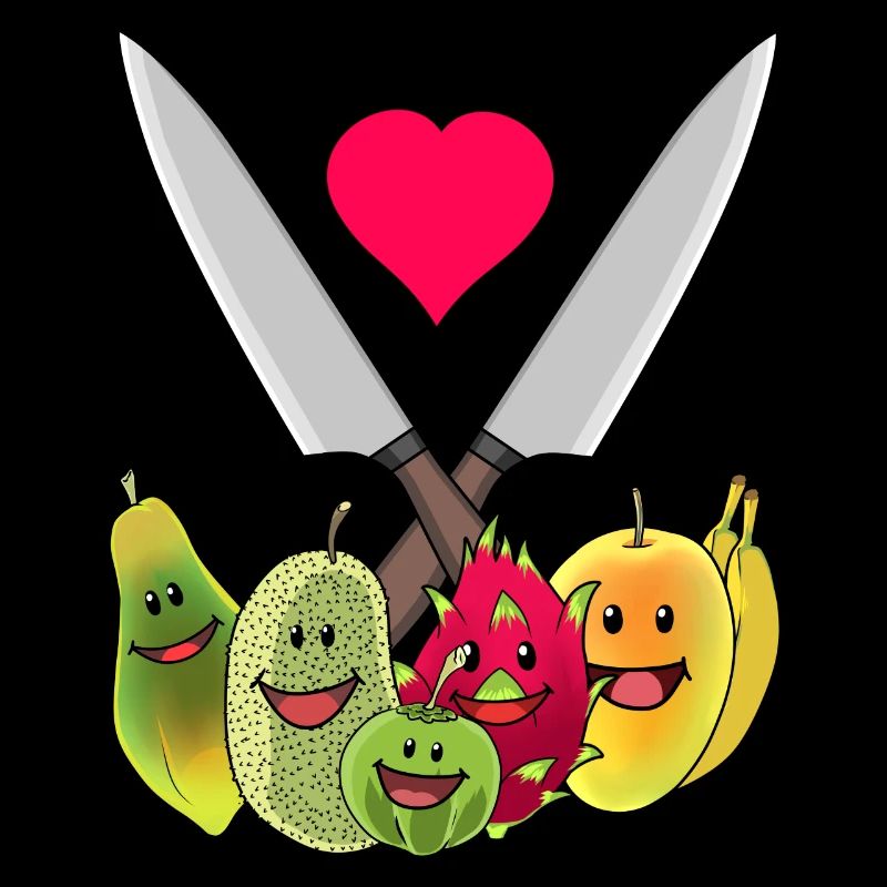 Küchenmesser Vegetarisch Früchte exotisch Obst