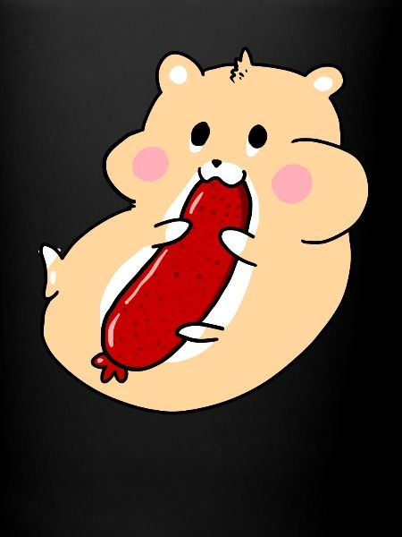 Hamster au salami