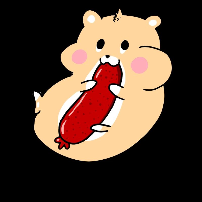 Hamster au salami