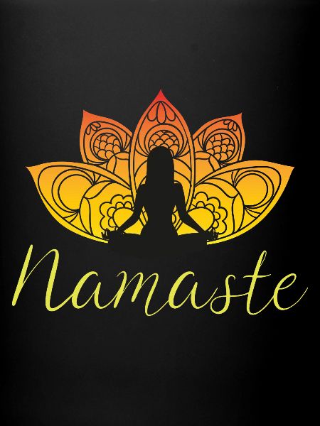 Yoga Namaste Lotus Meditation