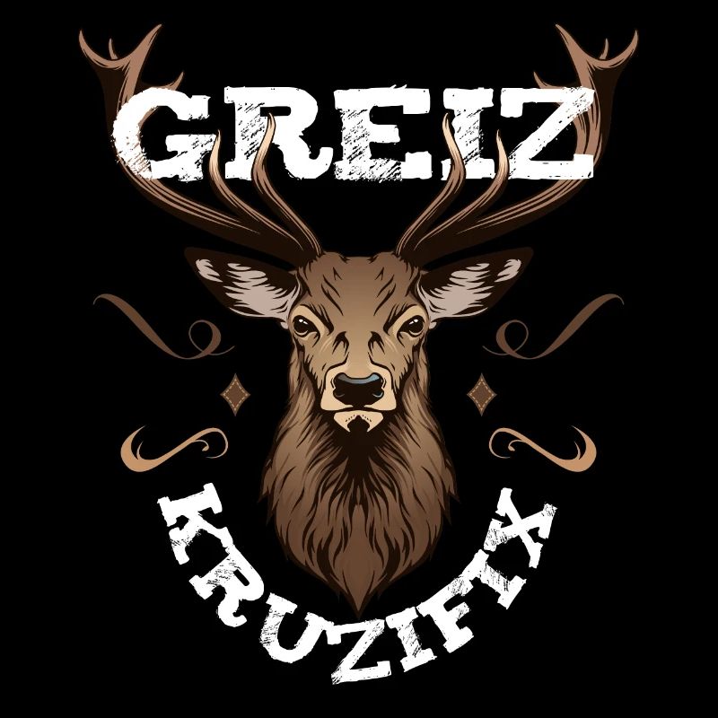 Greiz Kruzifix Fluchen bayrischer Dialekt Hirsch