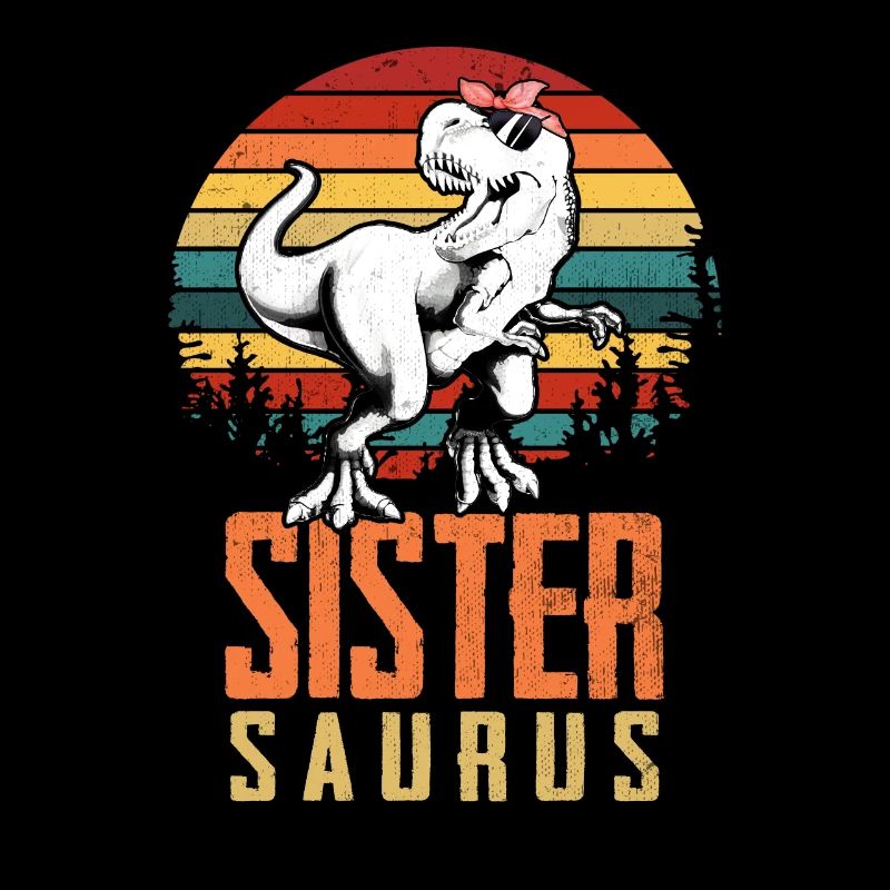 Vintage Sistersaurus T Rex Dinosaur Sister Saurus