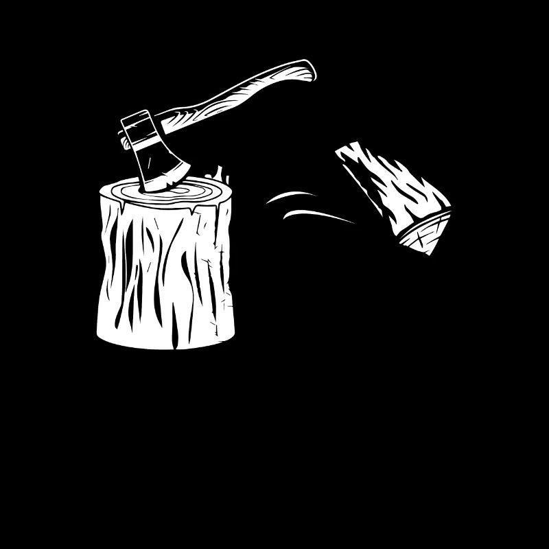 Wood columns axe gift