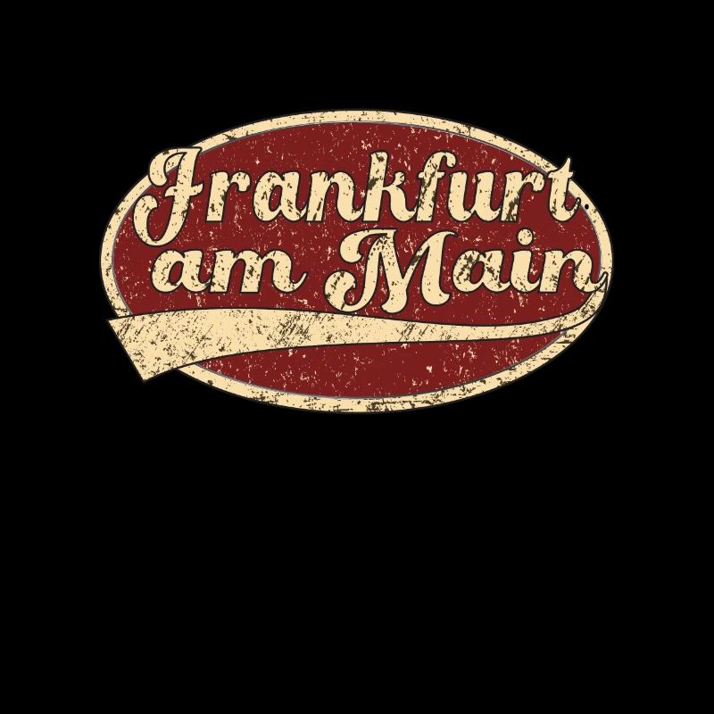 Frankfurt am main Retro Tshirt Geschenk