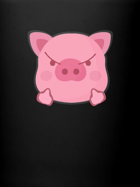 Pig middle finger