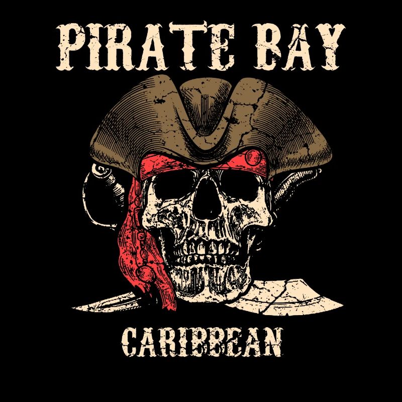 Crâne de pirate Caraïbes