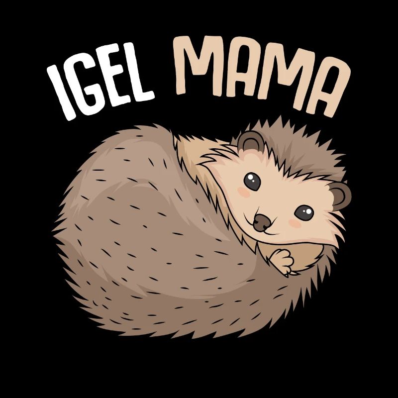 Igel Mama Mutter Muttertag Damen