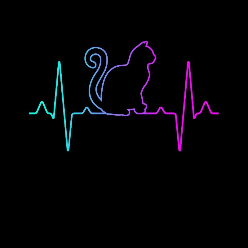 Chat battements de coeur