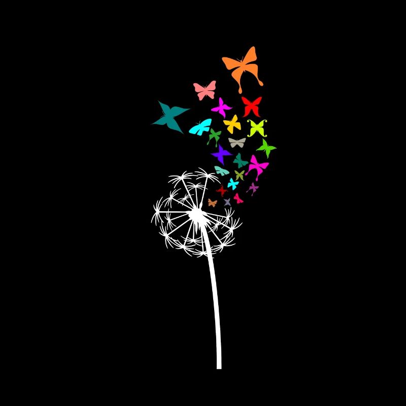 Pusteblume Cadeau Papillons