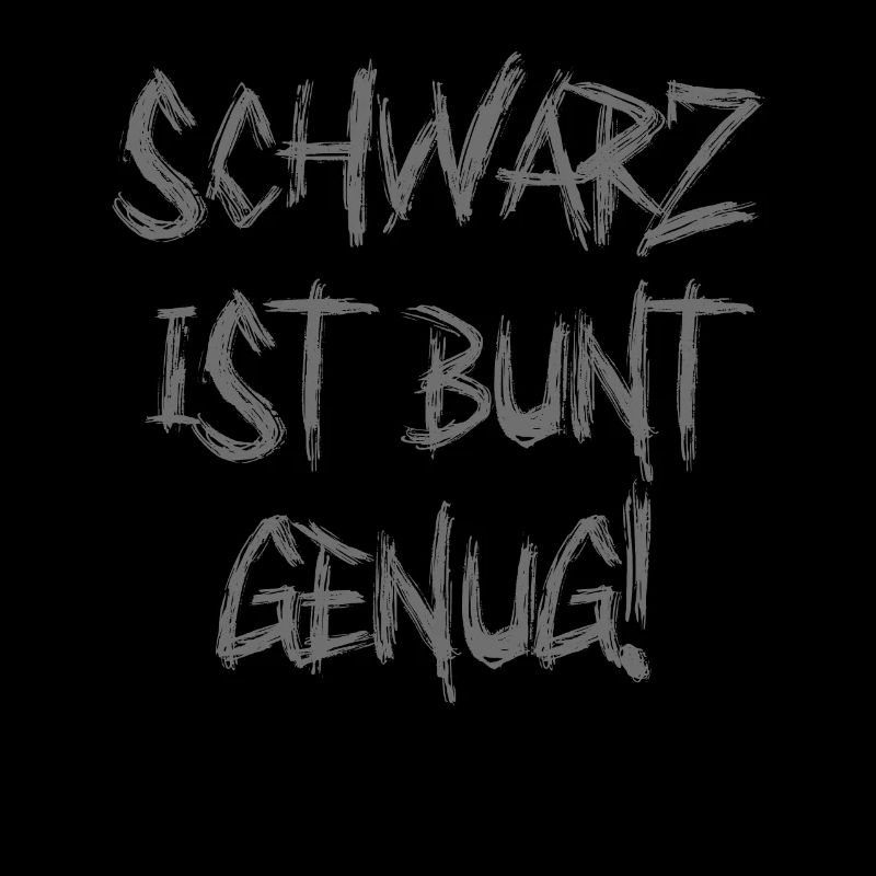 Schwarz ist bunt genug Emo