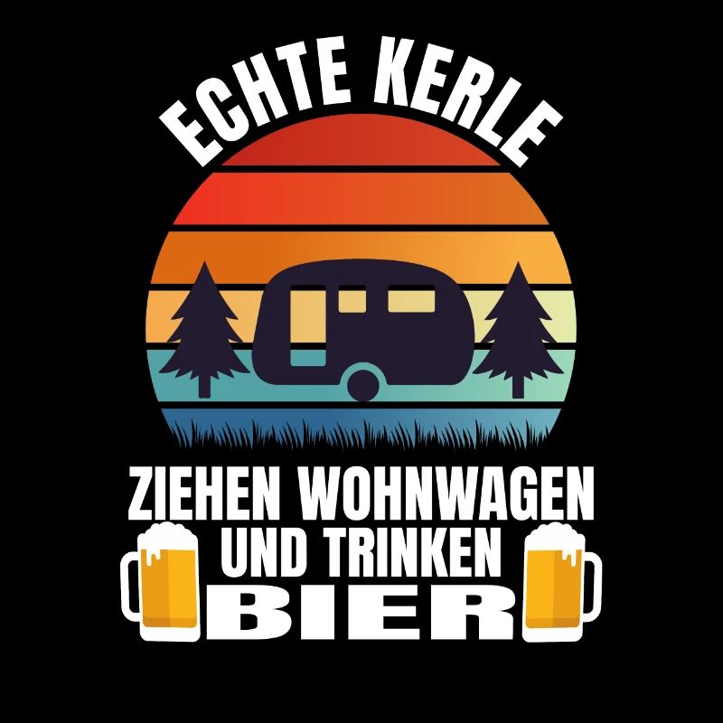 Camping Camper Lustiges Bier Wohnwagen Geschenk