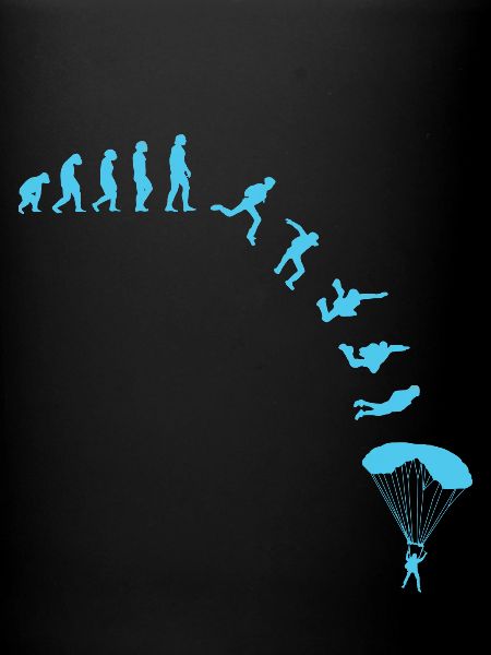 Skydiver Evolution Parachutistes