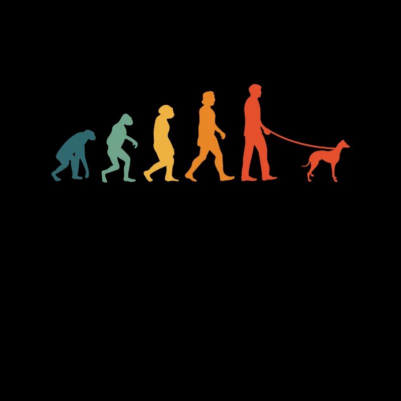 Whippet Evoluition Retro Windhund Sighthound