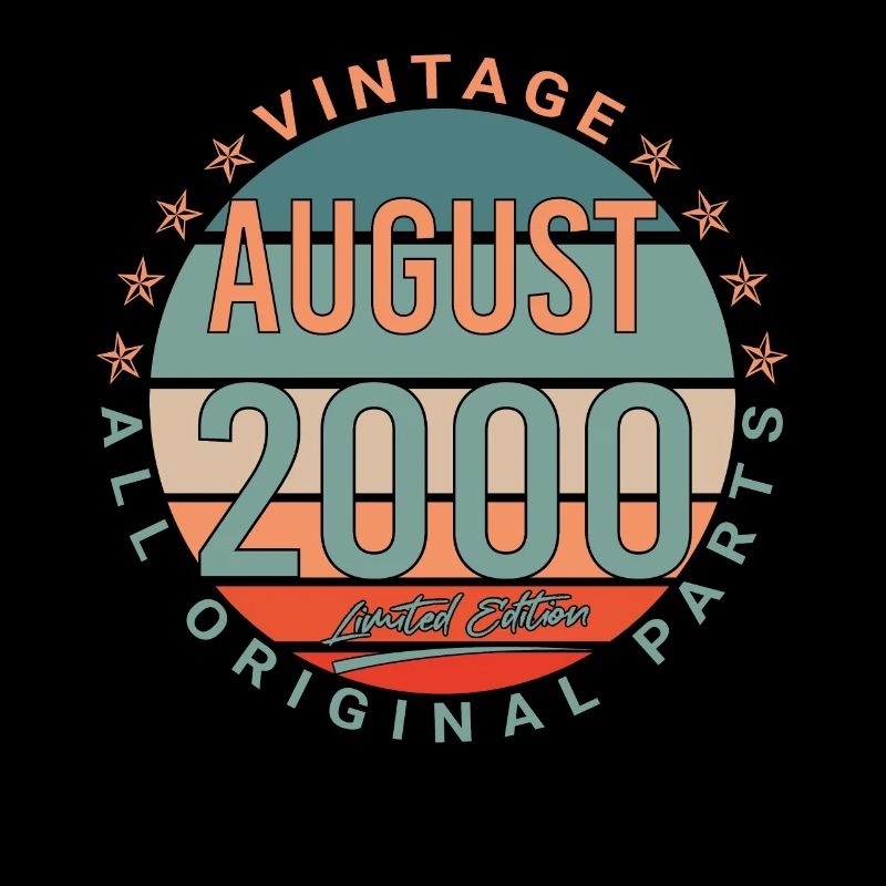 Im August 2000 Vintage Geschenkidee