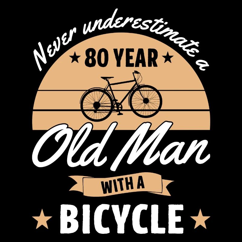 Never underestimate a 80 year old man with bicycle