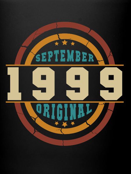 1999 Septembre rétro cadeau