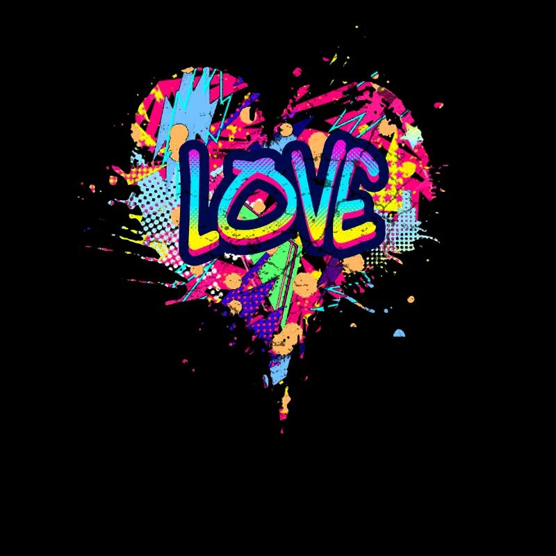 Liebe Herz Graffiti