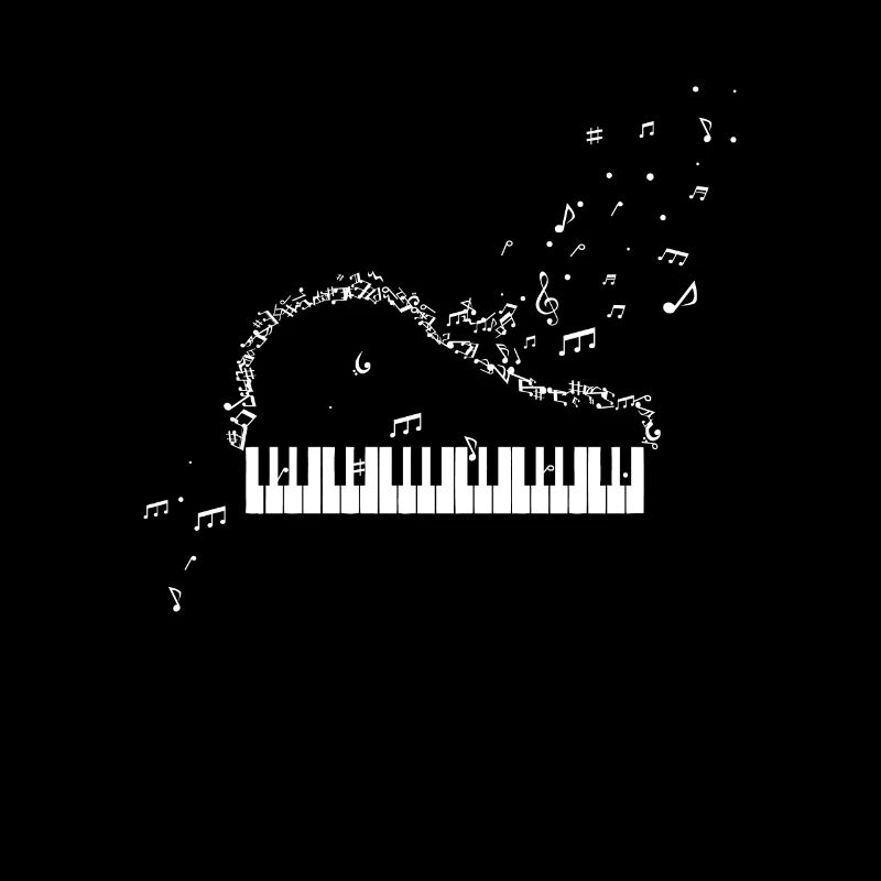 Piano Instrument Clé de partition Musique Note