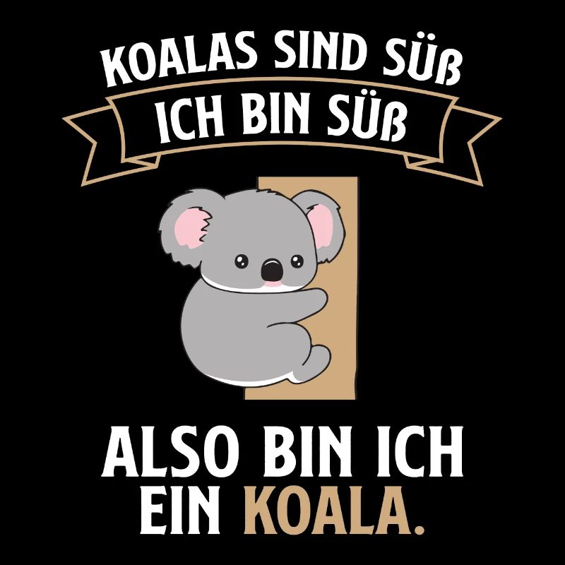 Süßer Koala Ich bin ein Koala