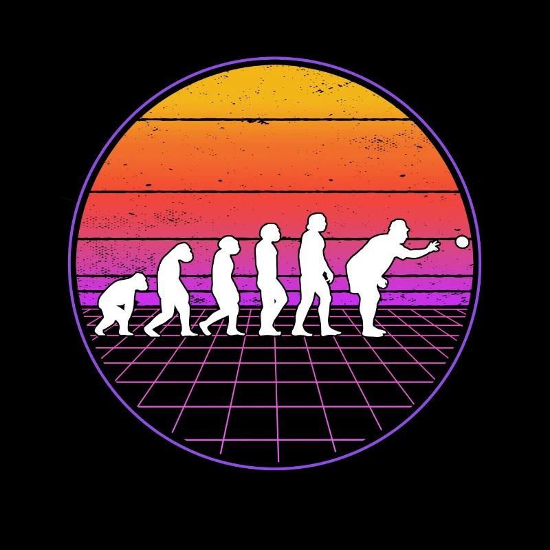 Boccia Evolution Vaporwave Bocciaspieler Boule