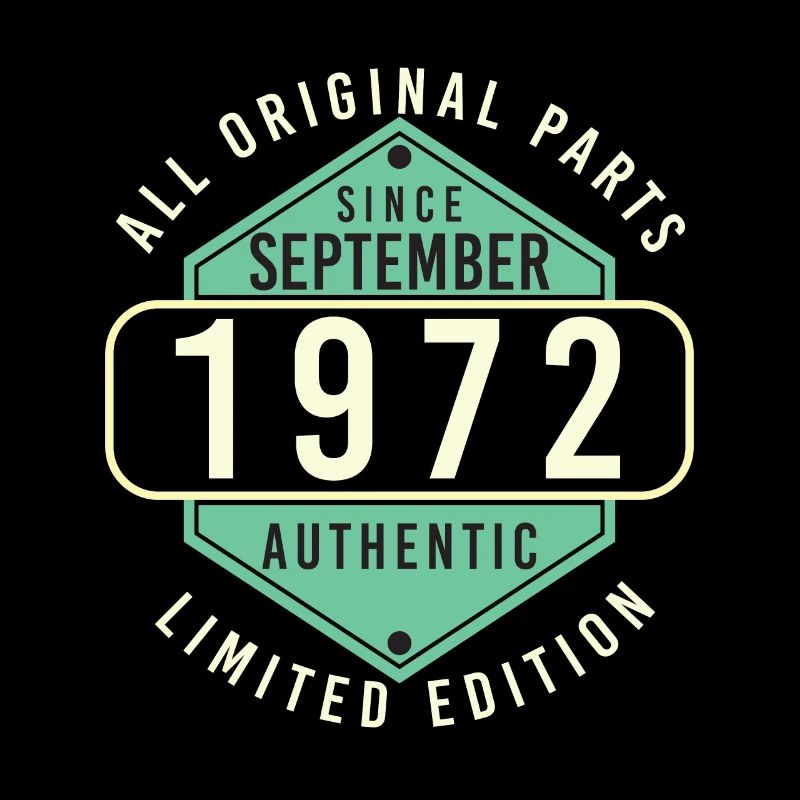 Vintage September 1972 Geschenkidee