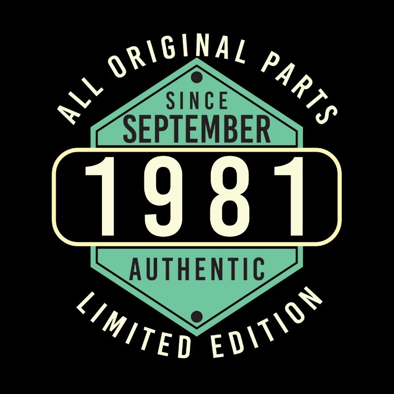 1981 In September Retro Gift