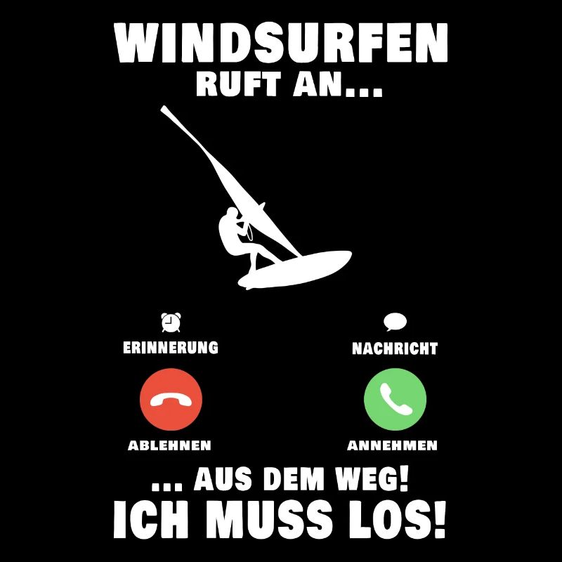 Windsurfen ruft an Windsurfer Windsurfing Windsurf