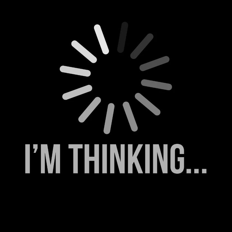 Computer Ich denke Buffer Pun Apparel