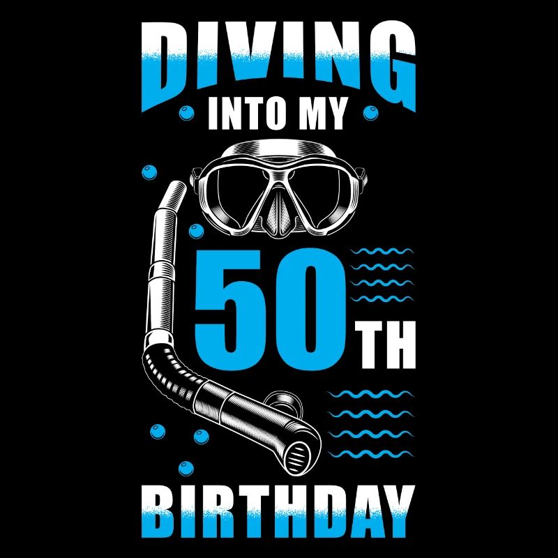 Taucher 50. Geburstag Geschenk