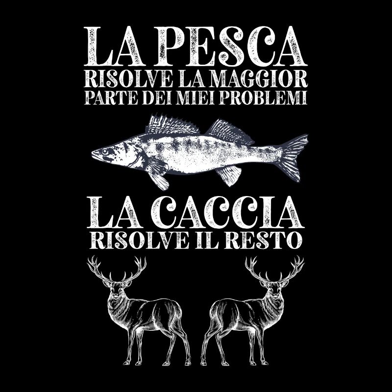 Problemi di pesca e caccia pescatore