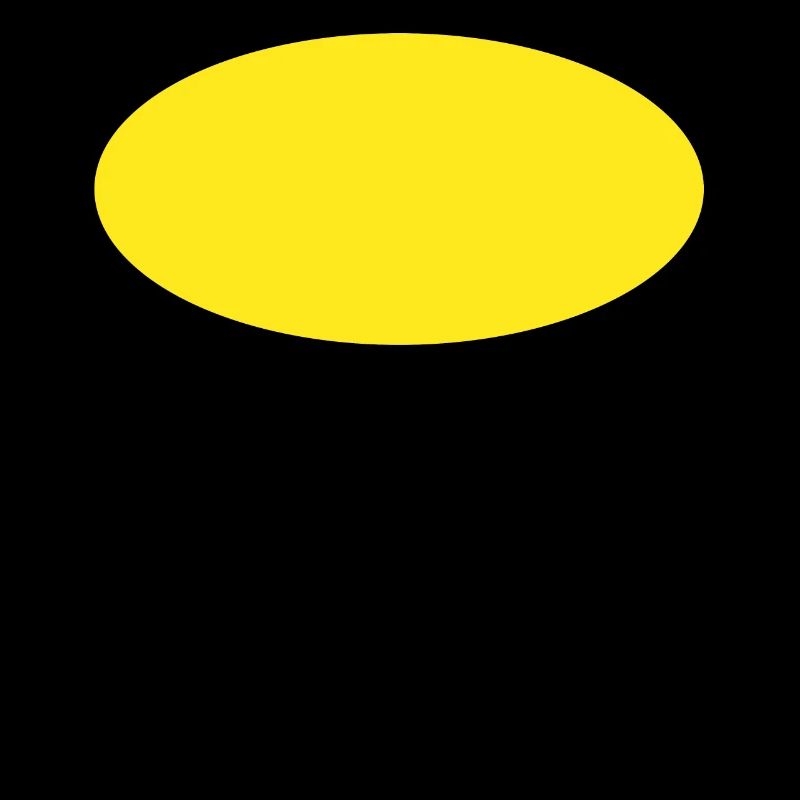 Yellow Circle Oval