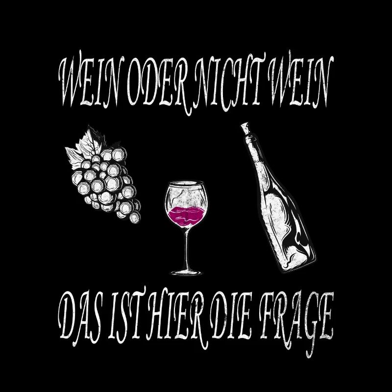 Wein oder nicht Wein das ist hier die Frage
