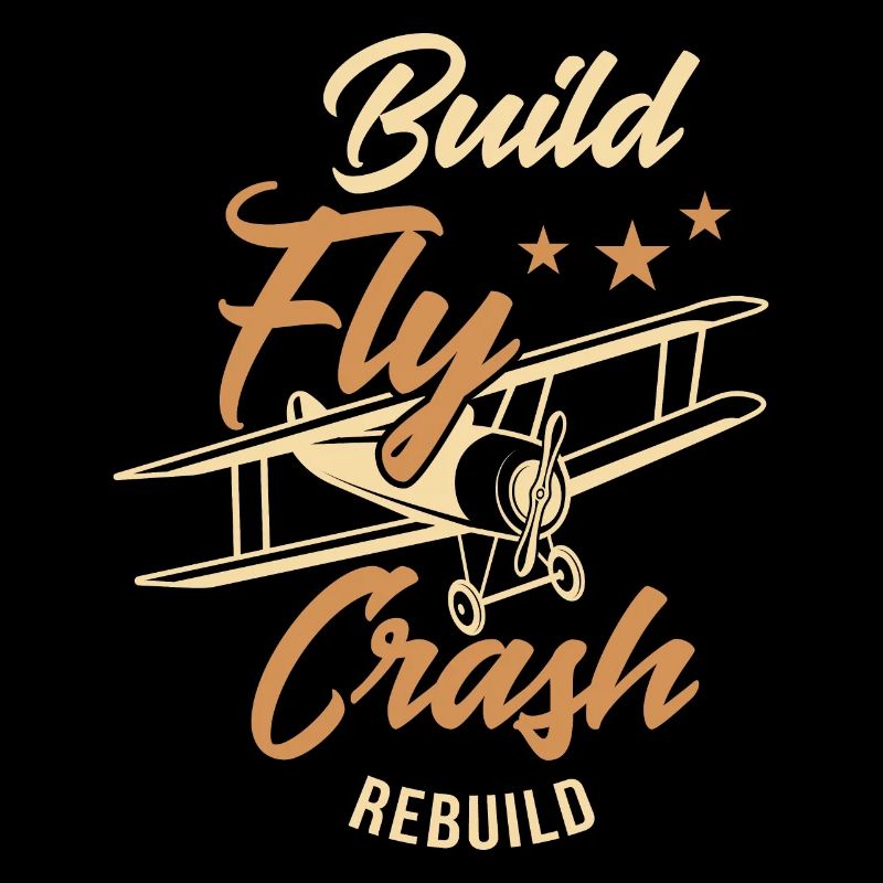 Conception d'avions Rc avec reconstruction de crash de vol de construction,