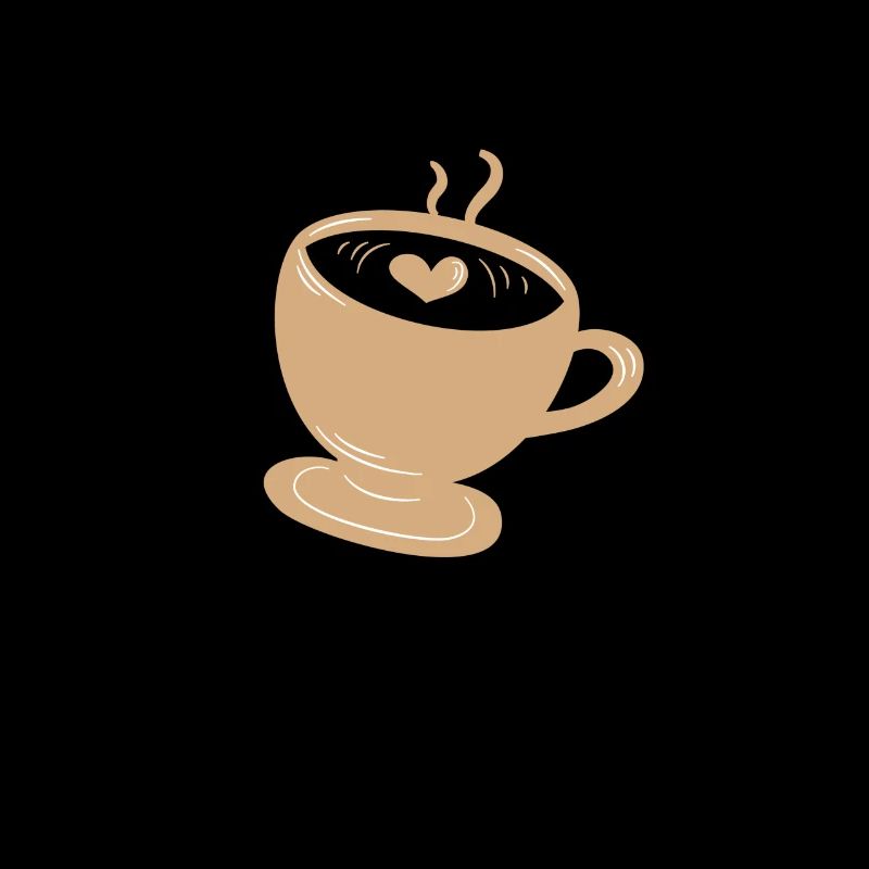 Kaffee Tshirt Käffchen Café Coffee Latte Espresso