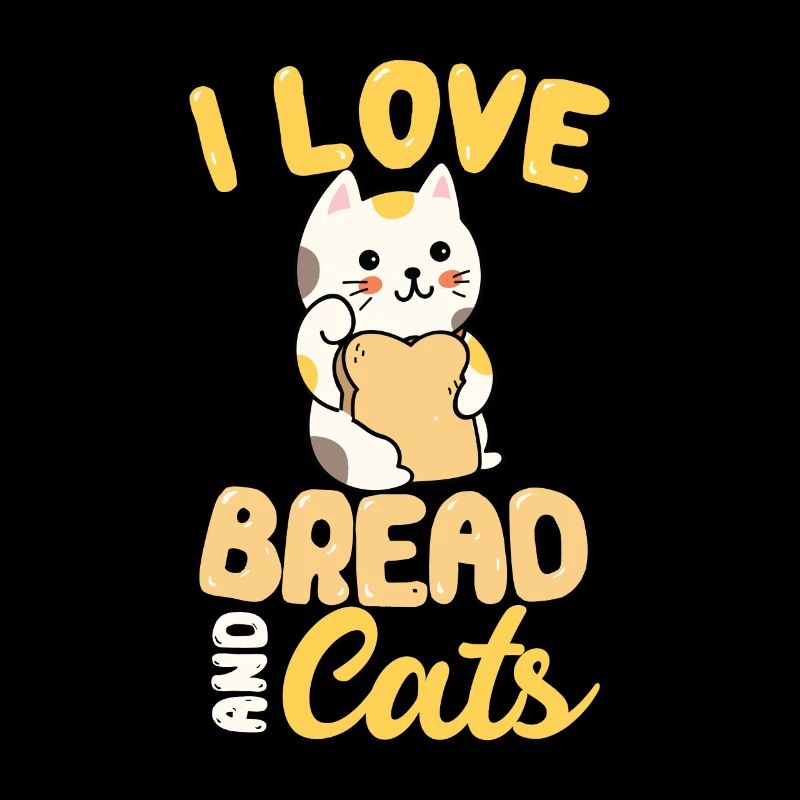 Cats and bread