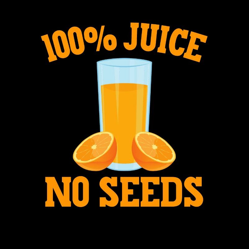 100% Jus Pas de graines 100% Drôle Vasectomie