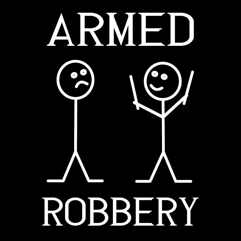 Armed Robbery - Funny Stick Figures Memes