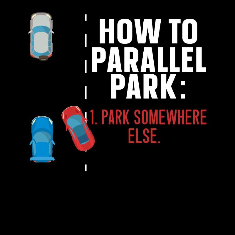 Wie man parallel parkt woanders fährt