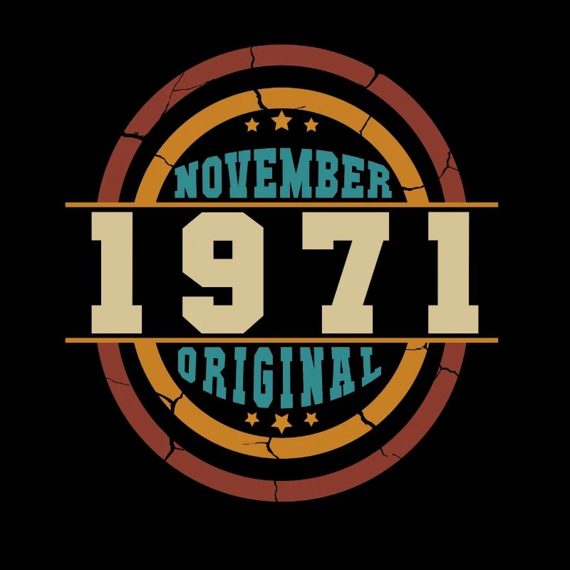 Geboren Im November 1971 Retro