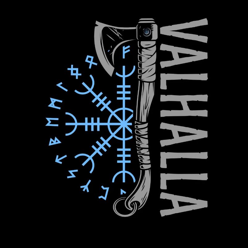 Valhalla Wikinger Germanen Design