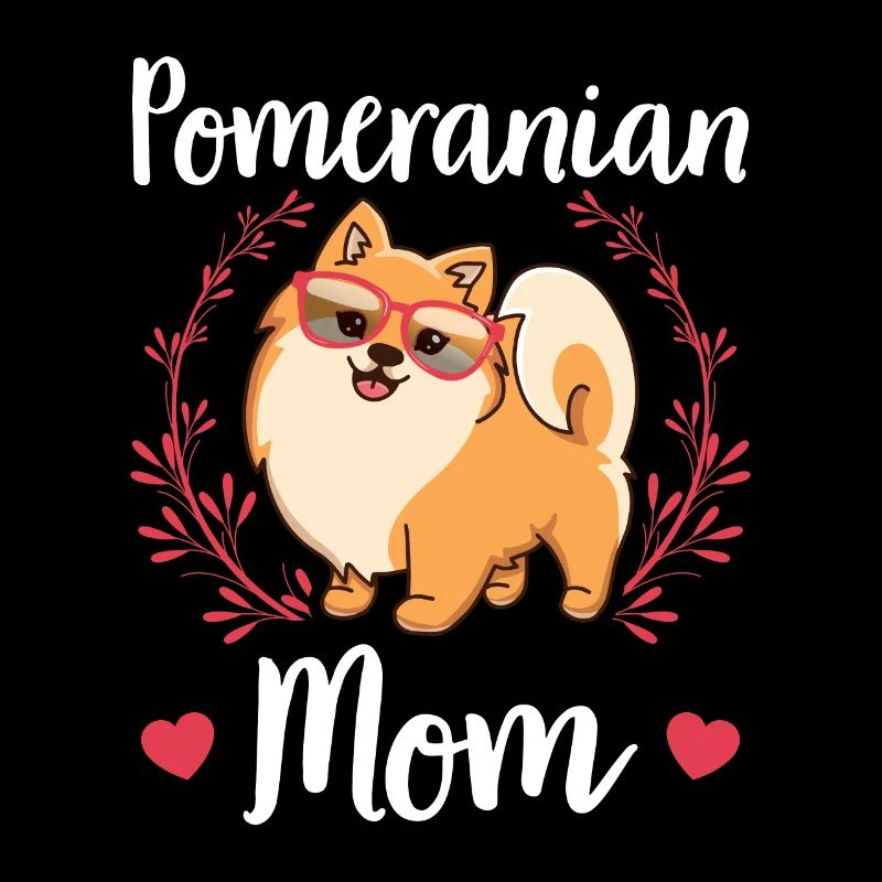 Zwergspitz Pomeranian Mom Hundebesitzer Geschenk