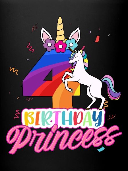 Fille du 4ème anniversaire