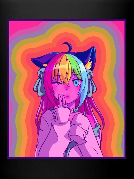 Kidcore Aesthetic Kawaii Anime Girl 90s Nostalgia