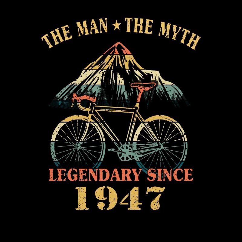 Vélo 1947 Cyclisme Vélo de route Cyclisme Anniversaire