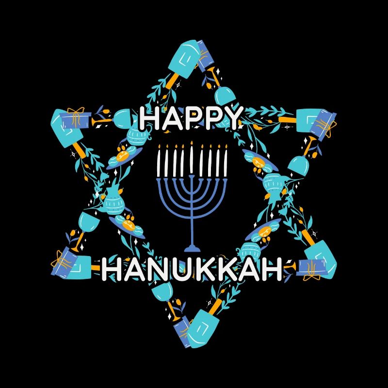 Joyeux Hanukkah juif
