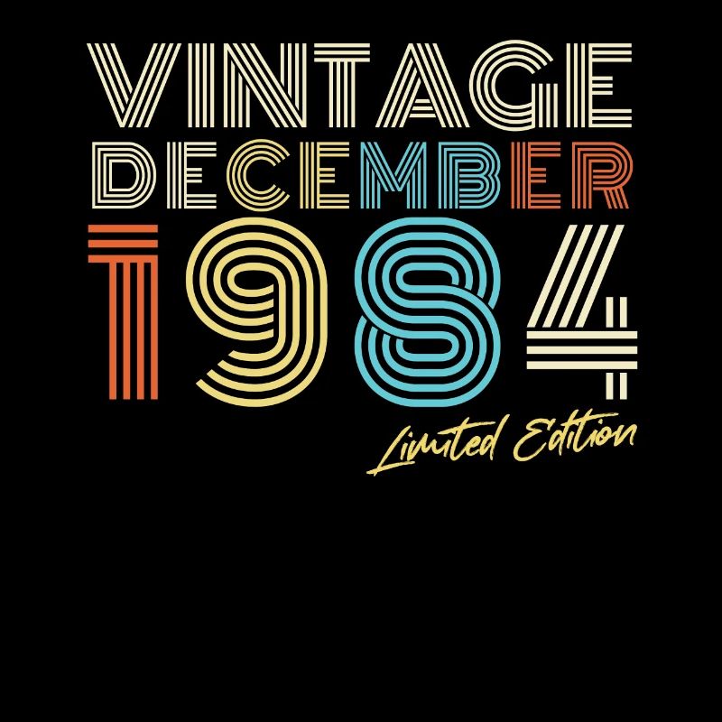 Né décembre 1984 Millésime