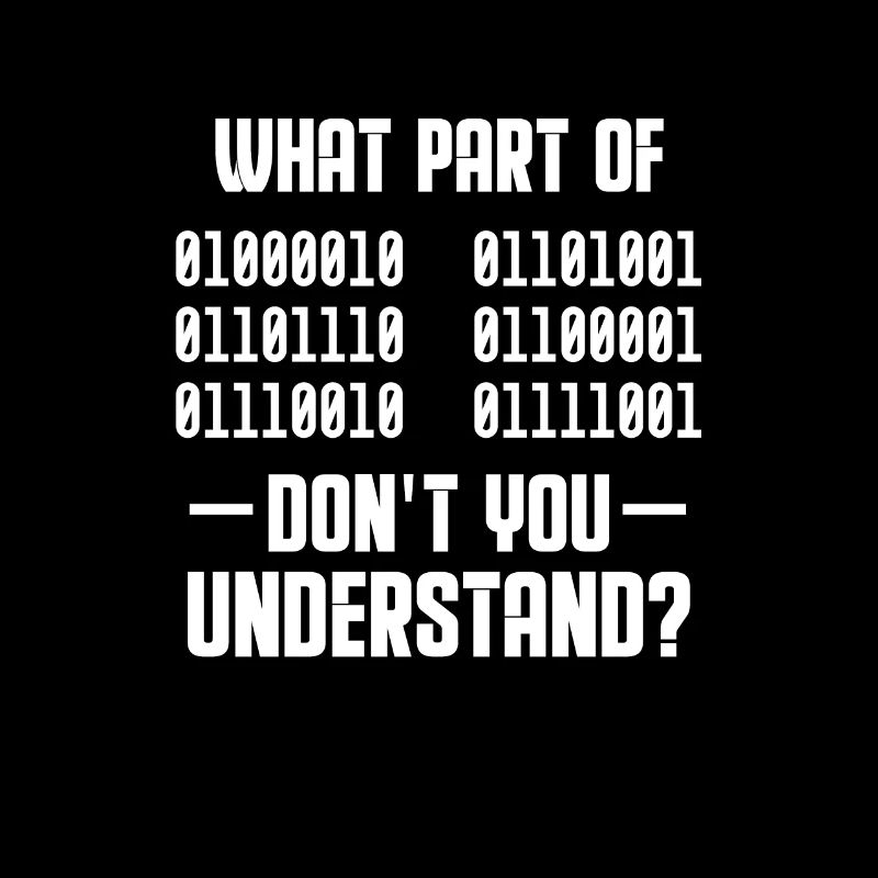 Binär Code Programmierer Coder Geschenk